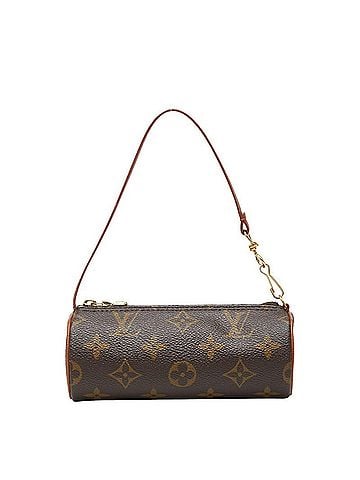 Louis Vuitton Louis Vuitton Monogram Papillon Handbag Pouch Brown Leather Women's LOUIS VUITTON (view 1)