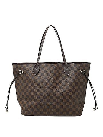 Louis Vuitton Louis Vuitton Damier Neverfull MM Tote Bag Shoulder N51105 Brown Leather Women's LOUIS VUITTON (view 1)