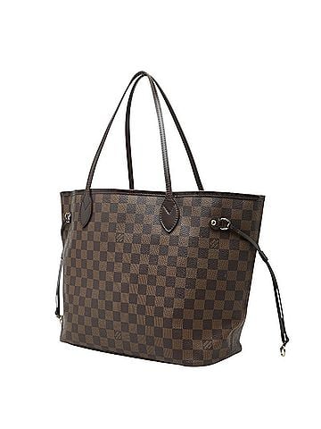 Louis Vuitton Louis Vuitton Damier Neverfull MM Tote Bag Shoulder N51105 Brown Leather Women's LOUIS VUITTON (view 2)