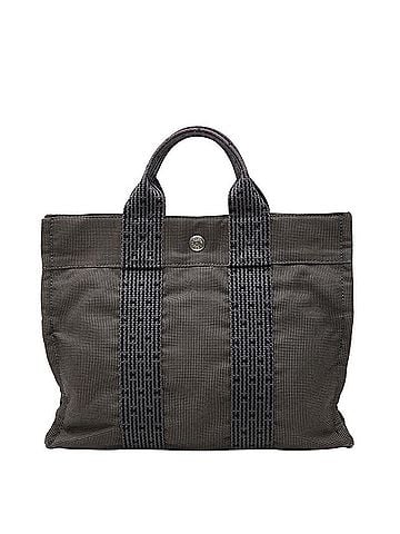 Hermès Hermes Herline Tote PM Bag Handbag Gray Canvas Women's HERMES (view 1)