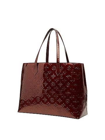 Louis Vuitton Louis Vuitton Monogram Vernis Wilshire MM Tote Bag Handbag M91646 Rouge Fauviste Patent Leather Women's LOUIS VUITTON (view 2)