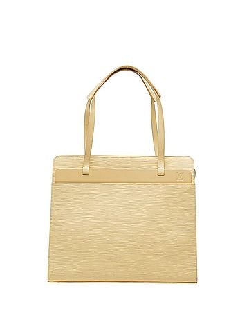 Louis Vuitton Louis Vuitton Epi Croisette PM Handbag Tote Bag M5249A Vanilla Yellow Leather Women's LOUIS VUITTON (view 1)