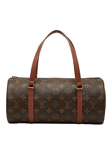 Louis Vuitton Louis Vuitton Monogram Papillon 30 (old model) handbag M51365 Brown Leather Women's LOUIS VUITTON (view 1)
