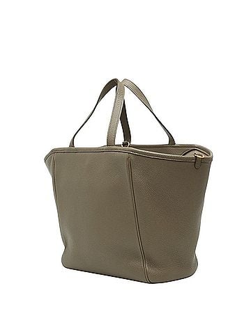 Céline Celine Small Fold Cabas Handbag Shoulder Bag 2-Way Beige Leather Women's CELINE (view 2)