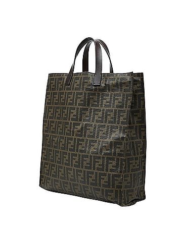 Fendi Fendi Zucca Tote Bag Handbag 8BH173 Brown Leather Women's FENDI (view 2)