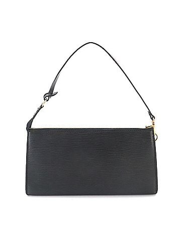 Louis Vuitton Louis Vuitton Epi Pochette Accessoires Handbag, Noir (M52942), Gold Hardware. (view 2)