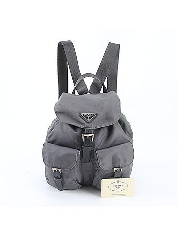 Prada Prada Tessuto Nylon Backpack/Handbag with Guarantee Card (B6677F) - Women's (view 1)