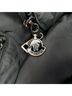 Moncler 100% Nylon Black Moncler Flammette Down Coat in Black Polyamide Size XS - photo 5