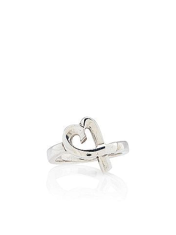 Tiffany & Co. Tiffany & Co. Paloma Picasso Sterling Silver Loving Heart Ring - Size 6 1/2 (view 1)