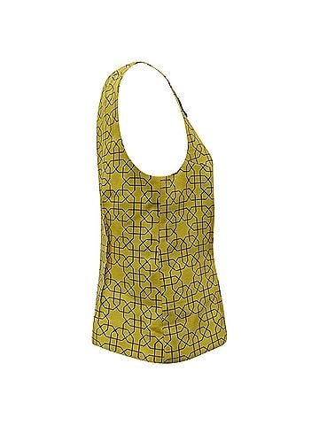 MARNI Marni Embellished Top in Yellow Wool (view 2)