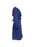 Burberry 100% Nylon Blue Burberry Collarless Double Breasted Trench Coat in Blue Polyamide Size 2 - photo 3