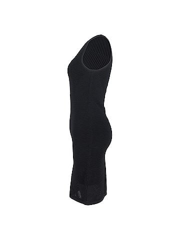 Michael Kors Michael Kors Knitted Halter Neck Mini Dress in Black Viscose (view 2)