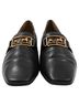 Hermès 100% Leather Black Hermès Time Flats in Black Leather Size EU 34 - photo 2