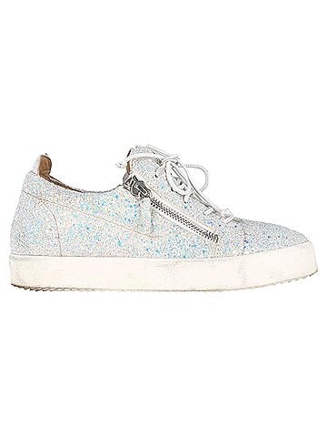 Giuseppe Zanotti Giuseppe Zanotti May London Sneakers in White Glitter  (view 1)