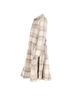 Acne 100% Wool Brown Acne Studios Checkered Belted Coat in Brown Alpaca Wool Size 2 - photo 2