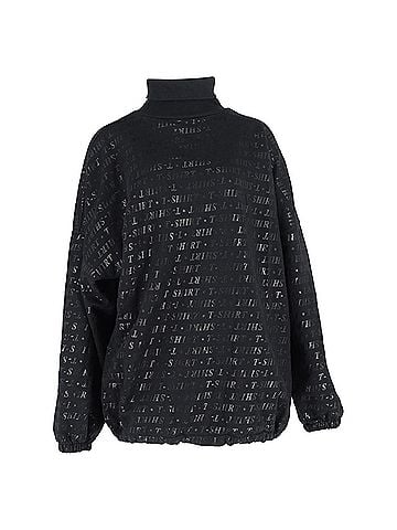 Balenciaga Balenciaga T-shirt All Over Print Sweater in Black Cotton (view 1)