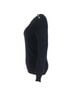 Balmain 100% Wool Blue Balmain Knit Button Detail Sweater in Black Wool  Size 12 - photo 2