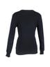 Balmain 100% Wool Blue Balmain Knit Button Detail Sweater in Black Wool  Size 12 - photo 3