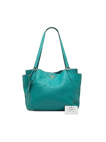 Prada Vitello Daino Side Pocket Tote (view 2)