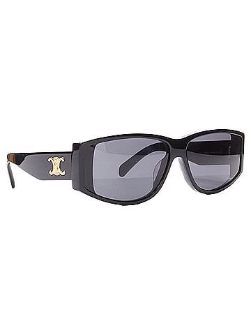 Céline Celine Hedi Slimane Triomphe logo acetate sunglasses (view 1)