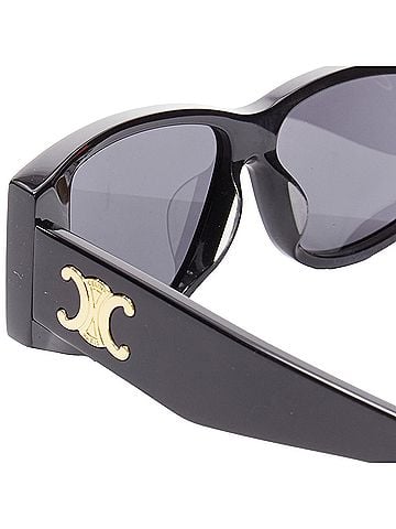 Céline Celine Hedi Slimane Triomphe logo acetate sunglasses (view 2)