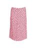 MARNI 100% Synthetic Pink  Marni Printed Crumpled Midi Gartered Skirt with Slit in Pink Polyester Size M - photo 1