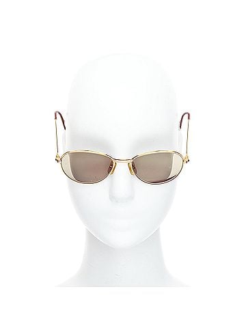 Cartier Cartier Sapphire Gold Plated Frame Sunglasses (view 1)
