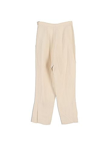 Khaite  Khaite Wide-Leg Trousers in Cream Viscose (view 2)