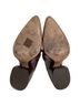 Chloé 100% Leather Tan  Chloé Wave Crocodile-Embossed Ankle Boots in Brown Leather Size EU 37 1/2 - photo 8