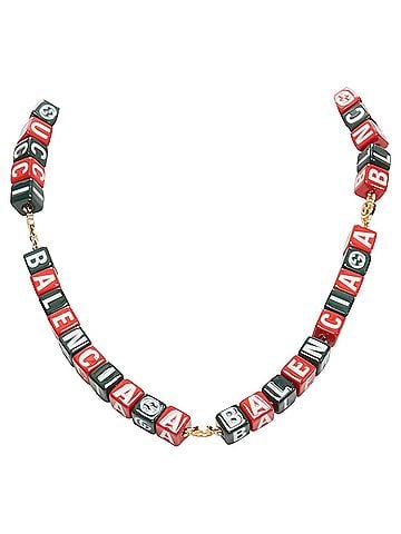Gucci Gucci Balenciaga Hacker Project Symbols Cubes Short Necklace (view 1)