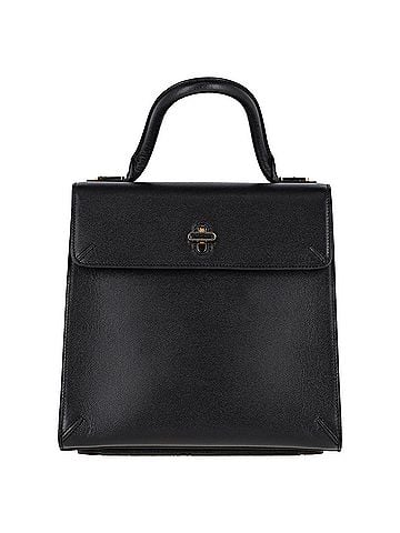 Charlotte Olympia Charlotte Olympia Bogart Top Handle Bag with Gloves in Black Leather (view 1)