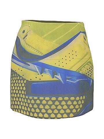 Mary Katrantzou Mary Katrantzou Printed Mini Pencil Skirt in Multicolor Viscose (view 1)