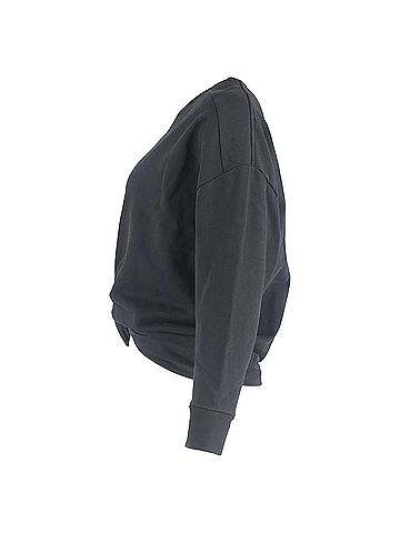 IRO  Iro Twisted Crewneck Sweater in Black Cotton (view 2)