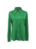Givenchy 100% Synthetic Green Givenchy Buttoned Shirt in Green Polyester Size 0 - photo 1