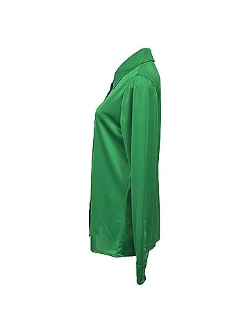Givenchy Givenchy Buttoned Shirt in Green Polyester (view 2)