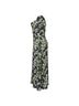 Reformation 100% Other Black Reformation Baxley Floral Print Midi Dress in Black and Green Viscose Size 6 - photo 2