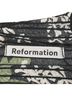 Reformation 100% Other Black Reformation Baxley Floral Print Midi Dress in Black and Green Viscose Size 6 - photo 4