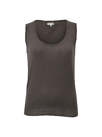 Céline Celine Vintage Vest in Brown Cashmere (view 1)