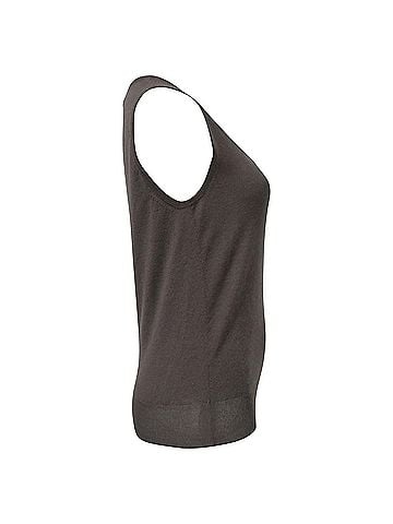 Céline Celine Vintage Vest in Brown Cashmere (view 2)