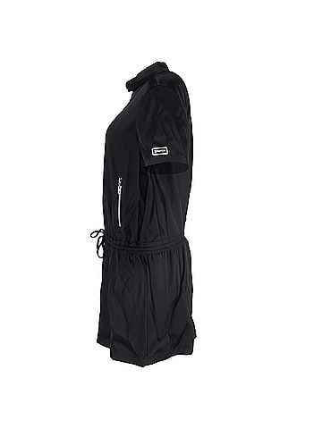 Louis Vuitton Louis Vuitton Sporty Trompe L’Oeil Dress in Black Satin (view 2)
