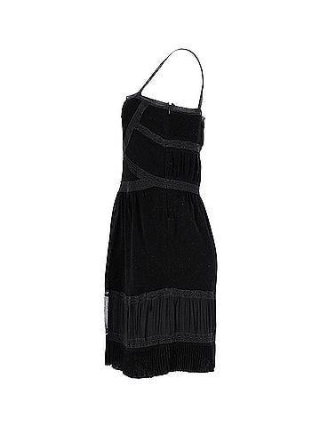 Moschino Moschino Lace-Trimmed Sleeveless Dress in Black Cotton (view 2)
