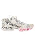 Vetements 100% Rubber Pink Vetements x Reebox Instapump Fury Sneakers in White Nylon Size 7 - photo 1