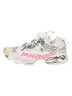 Vetements 100% Rubber Pink Vetements x Reebox Instapump Fury Sneakers in White Nylon Size 7 - photo 2