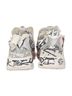 Vetements 100% Rubber Pink Vetements x Reebox Instapump Fury Sneakers in White Nylon Size 7 - photo 5