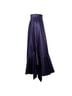 Hermès 100% Cotton Blue Hermes Mermaid Midi Skirt in Indigo Cotton Size 6 - photo 2
