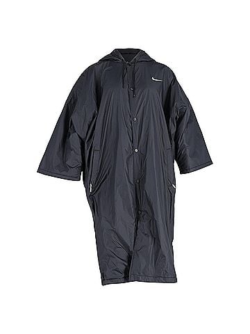 Nike Nike x Fear of God Parka Coat in Black Nylon (view 1)