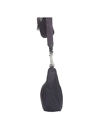 Prada Prada re-edition re-nylon logo crossbody hobo bag (view 2)