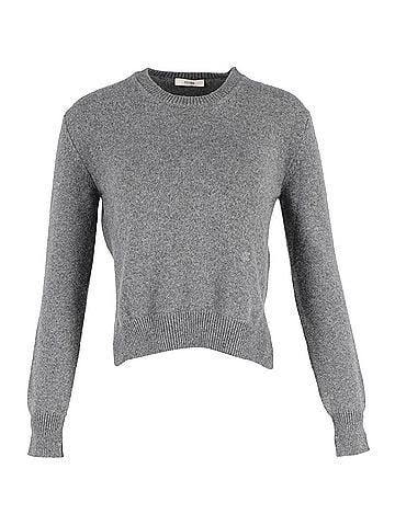 Céline Céline Crewneck Sweater in Grey Cashmere (view 1)