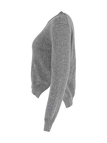 Céline Céline Crewneck Sweater in Grey Cashmere (view 2)