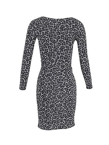 Michael Kors Michael Kors Midi Dress in Animal Print Polyester (view 2)